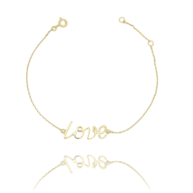 LOVE Armband -24K vergoldet