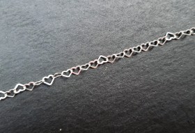 Herzen -Halskette- 925 Sterling Silber